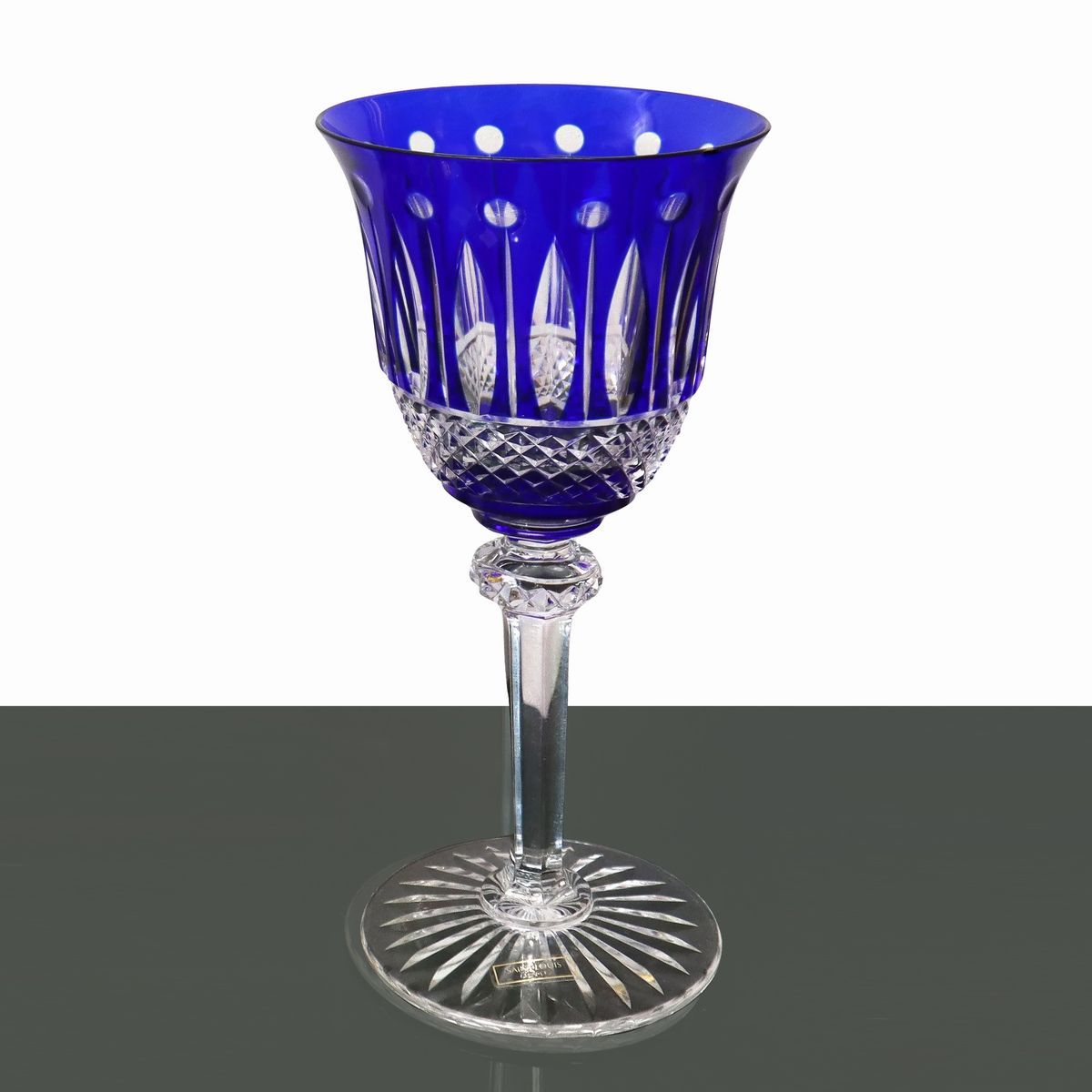 Saint Louis - Servizio di Bicchieri in Cristallo da 12, Totali 36, Mod Tommy nei Colori Rosso, Bl...