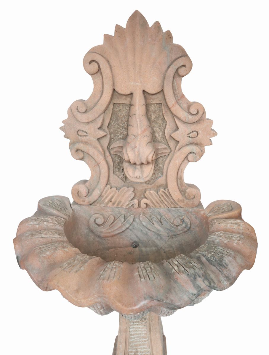 Fontana in Marmo Rosa