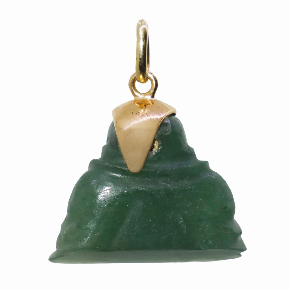 Ciondolo con Budda in Giada e Oro 18kt2