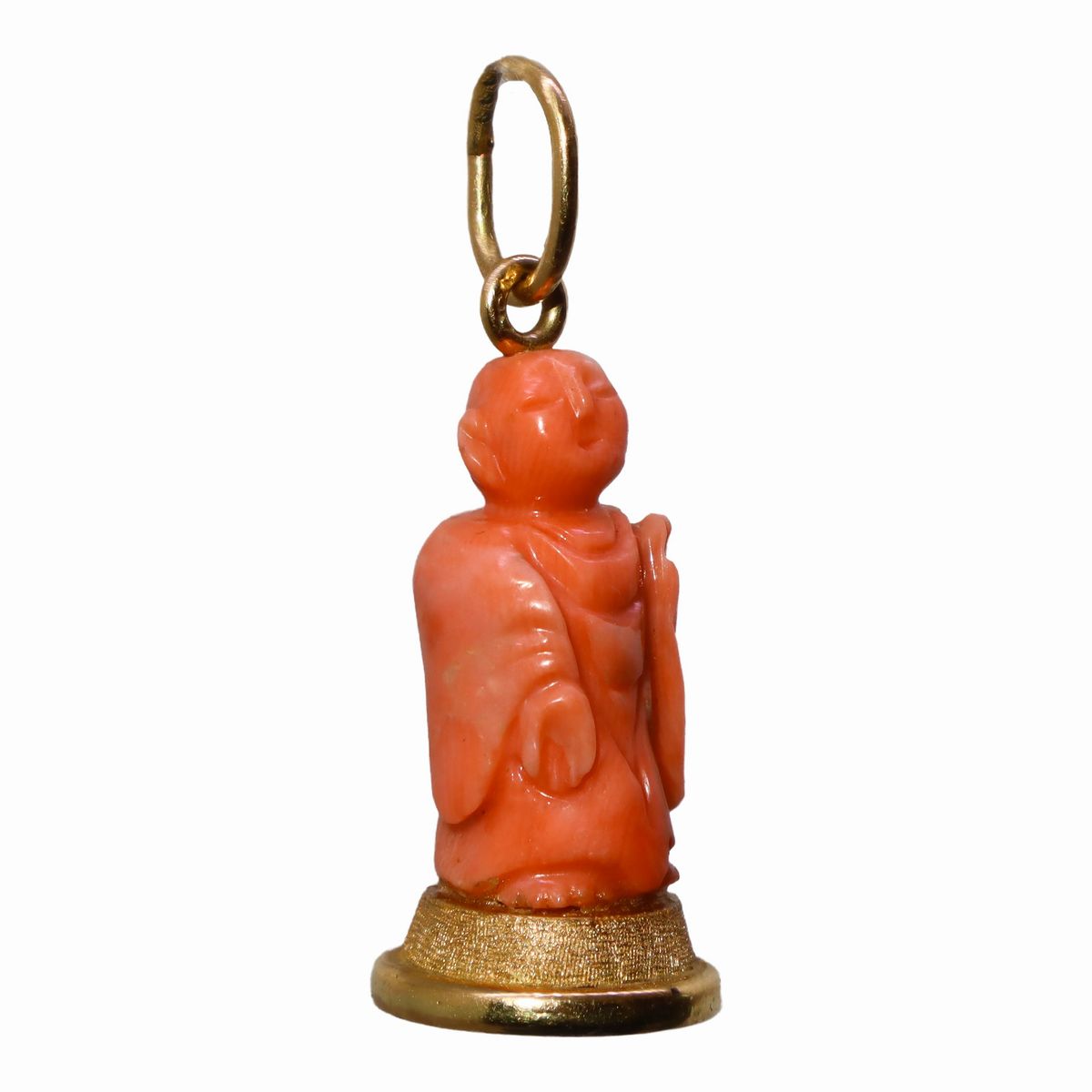 Ciondolo con Buddha in Corallo