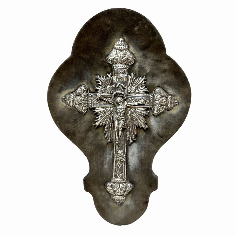 Crocifisso in Lamina D'argento