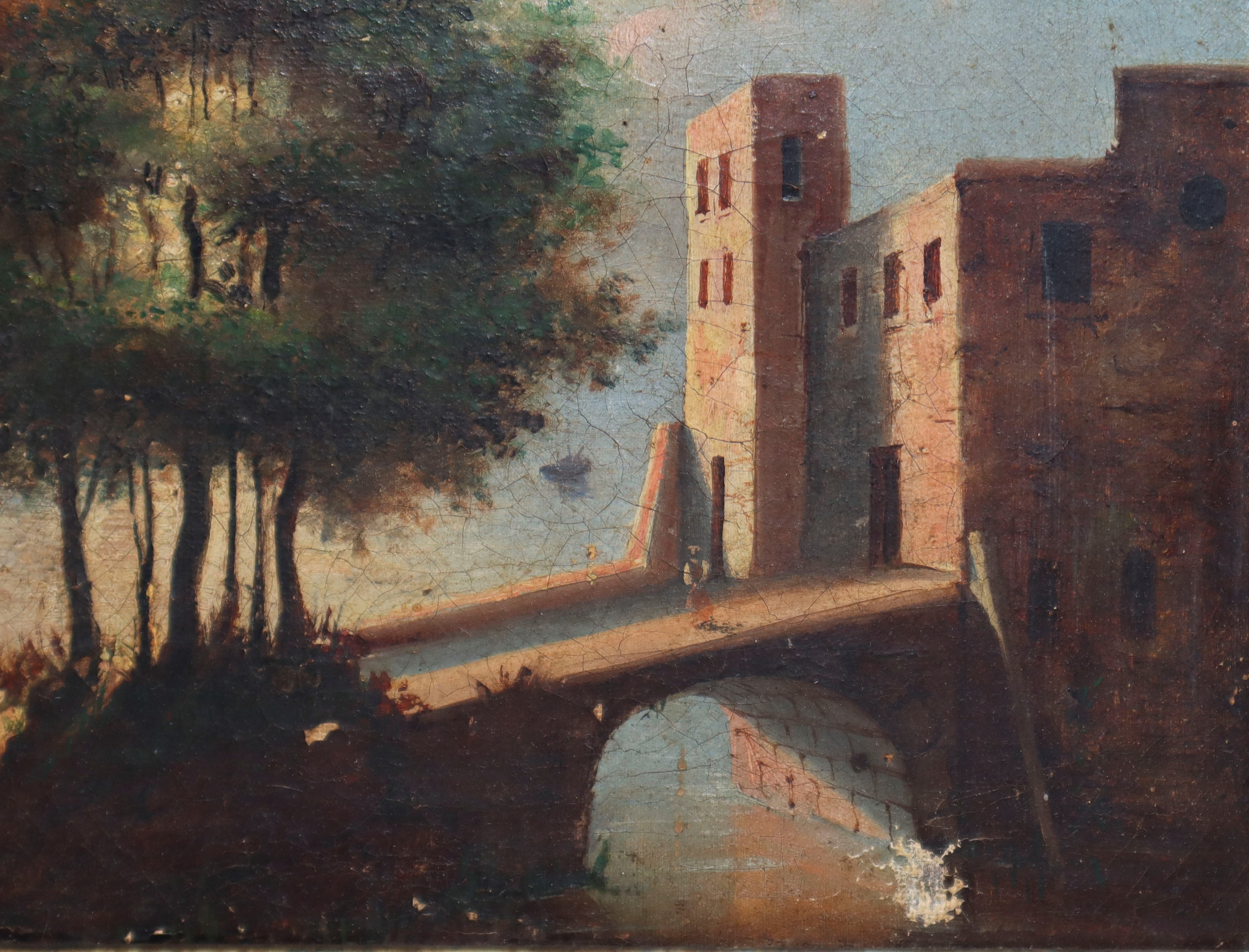 Paesaggio con Ponte e Alberi