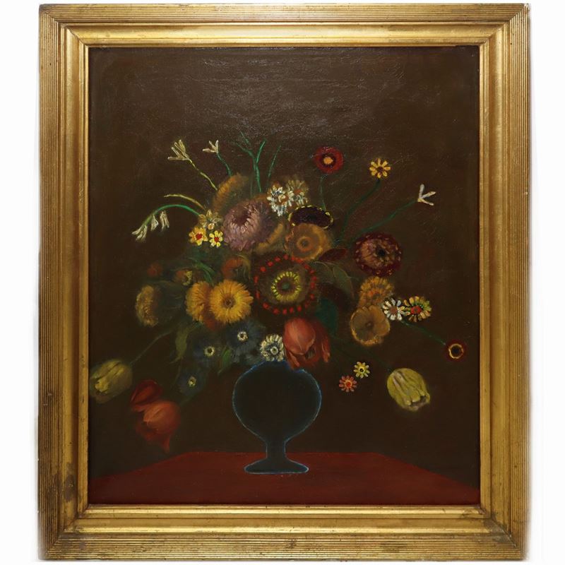 Natura morta di vaso con fiori