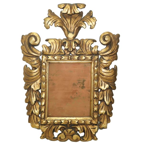 Mirror in gilded wooden frame