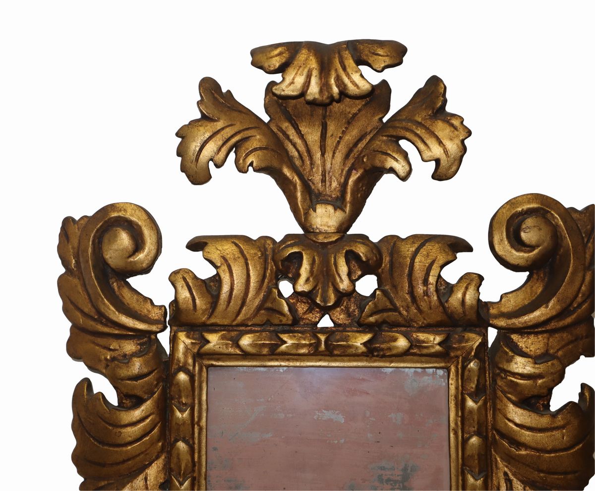 Specchiera in Cornice in Legno Dorato