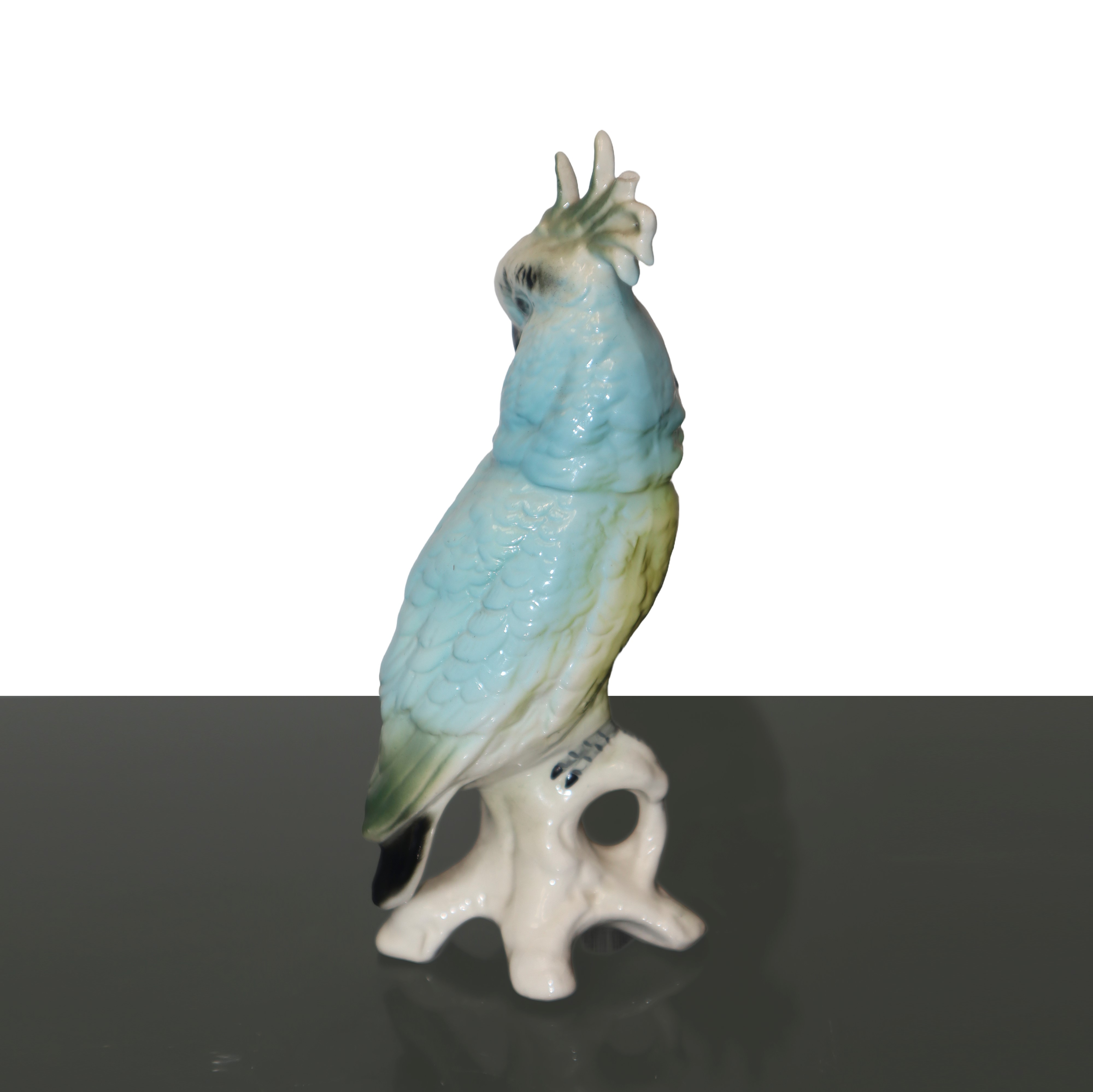 Porcelain Meissen - Pappagallo Cacatua in porcellana