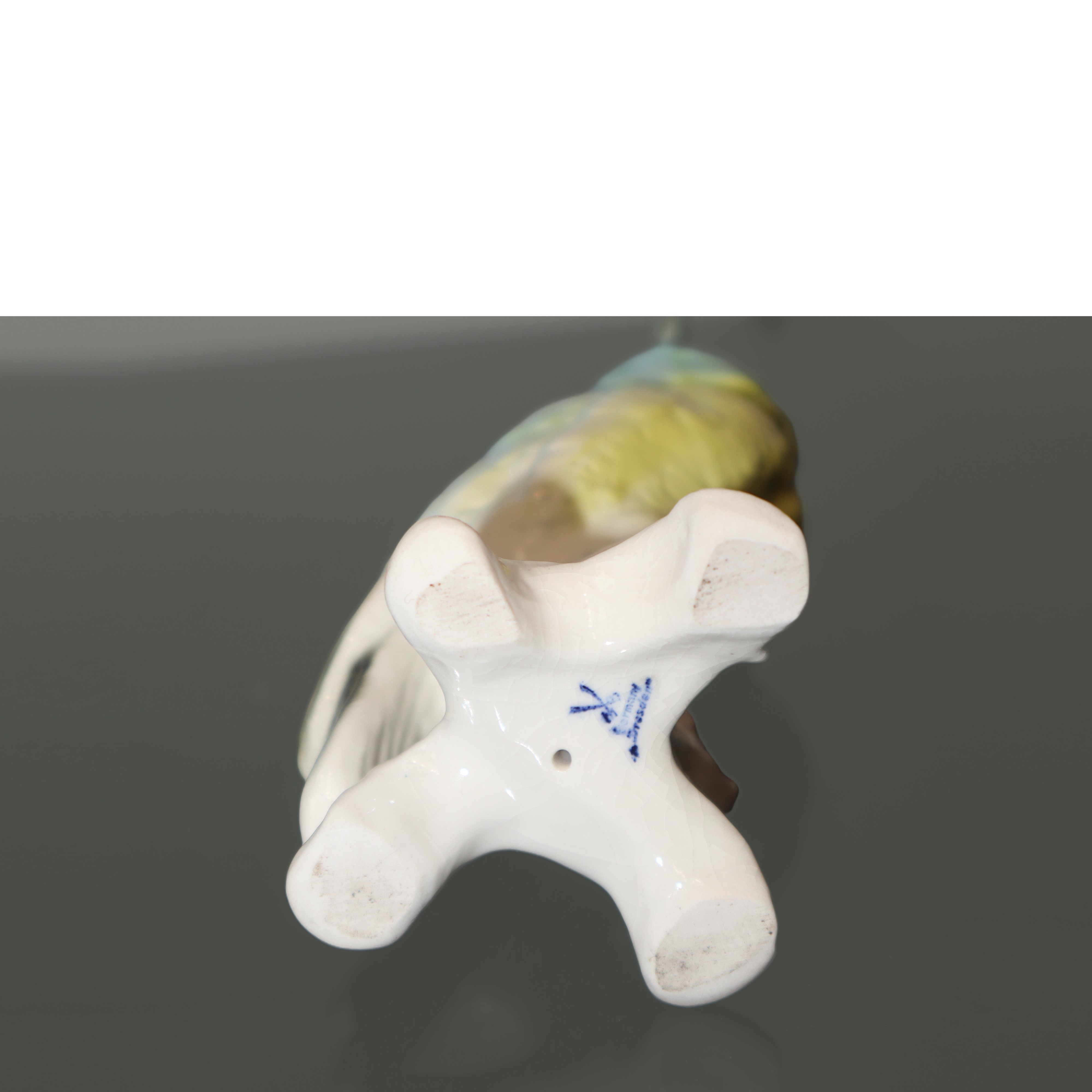 Porcelain Meissen - Pappagallo Cacatua in porcellana