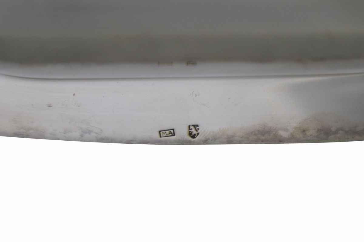 Portavivande in Argento con Coperchio
