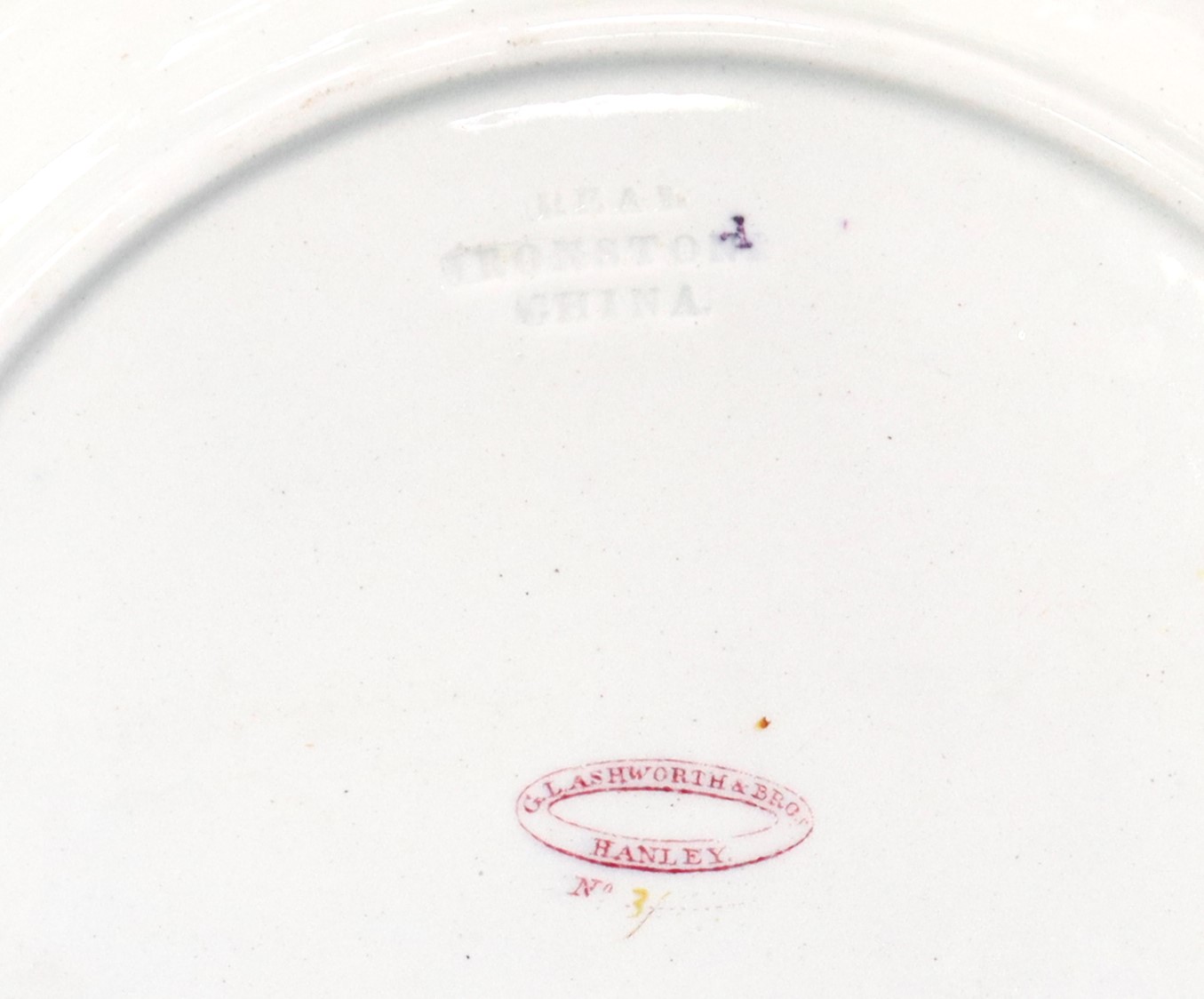 g.L. Ashworth & Bros - Piatto Policromo