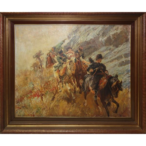 Abduction of a woman by Cossacks