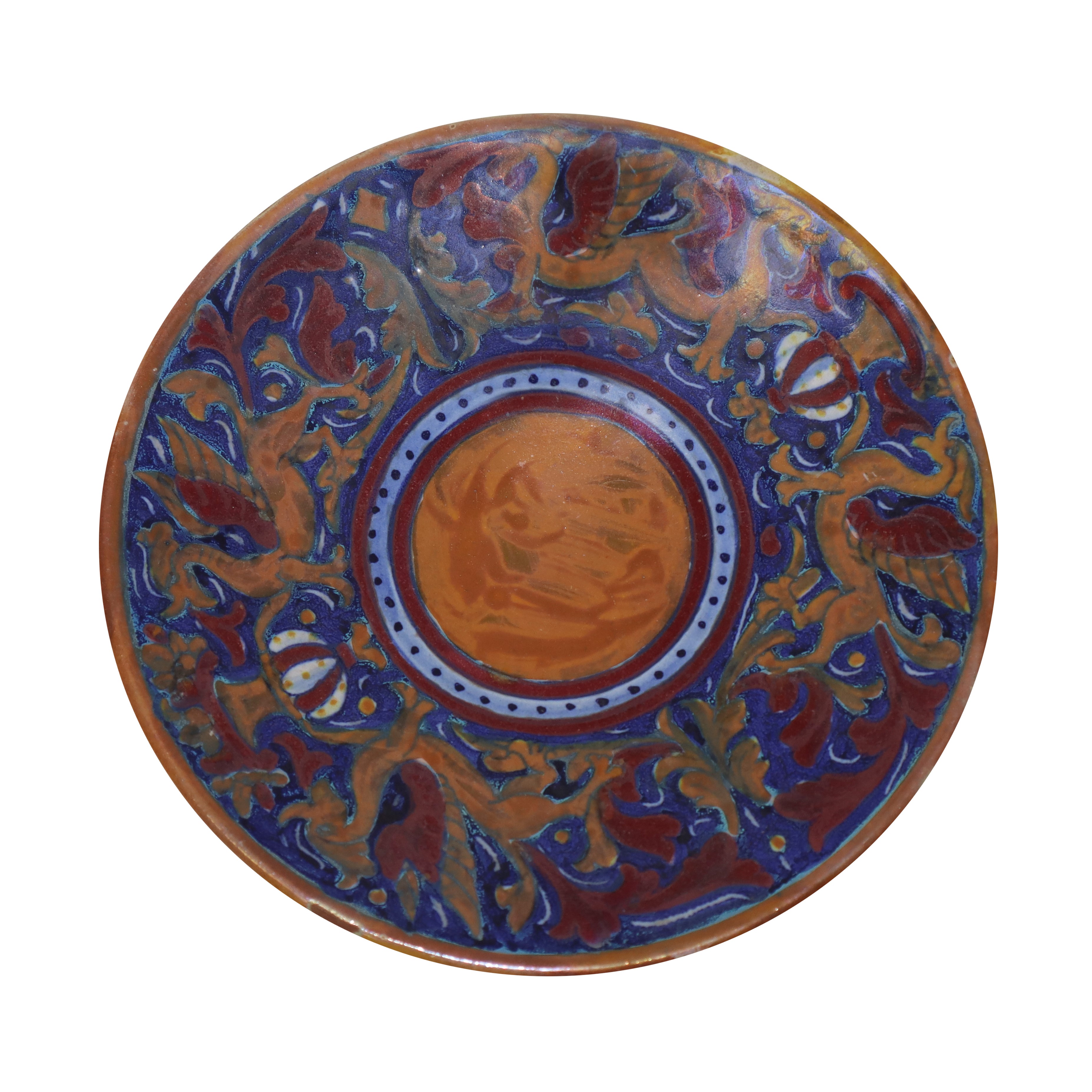 Servizio in maiolica a lustro Mastro Gualdo Tadino