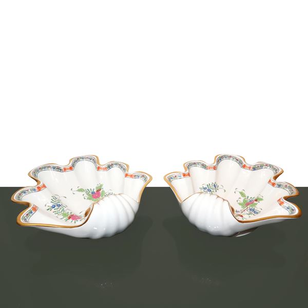 Herend  Hungary - N°2 porcelain shells