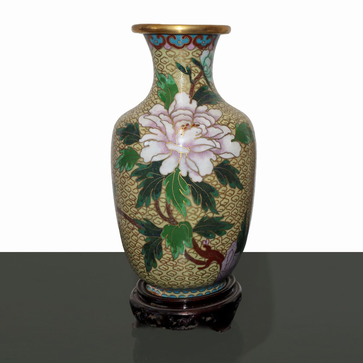 Coppia di Vasi Cinesi Cloisonne