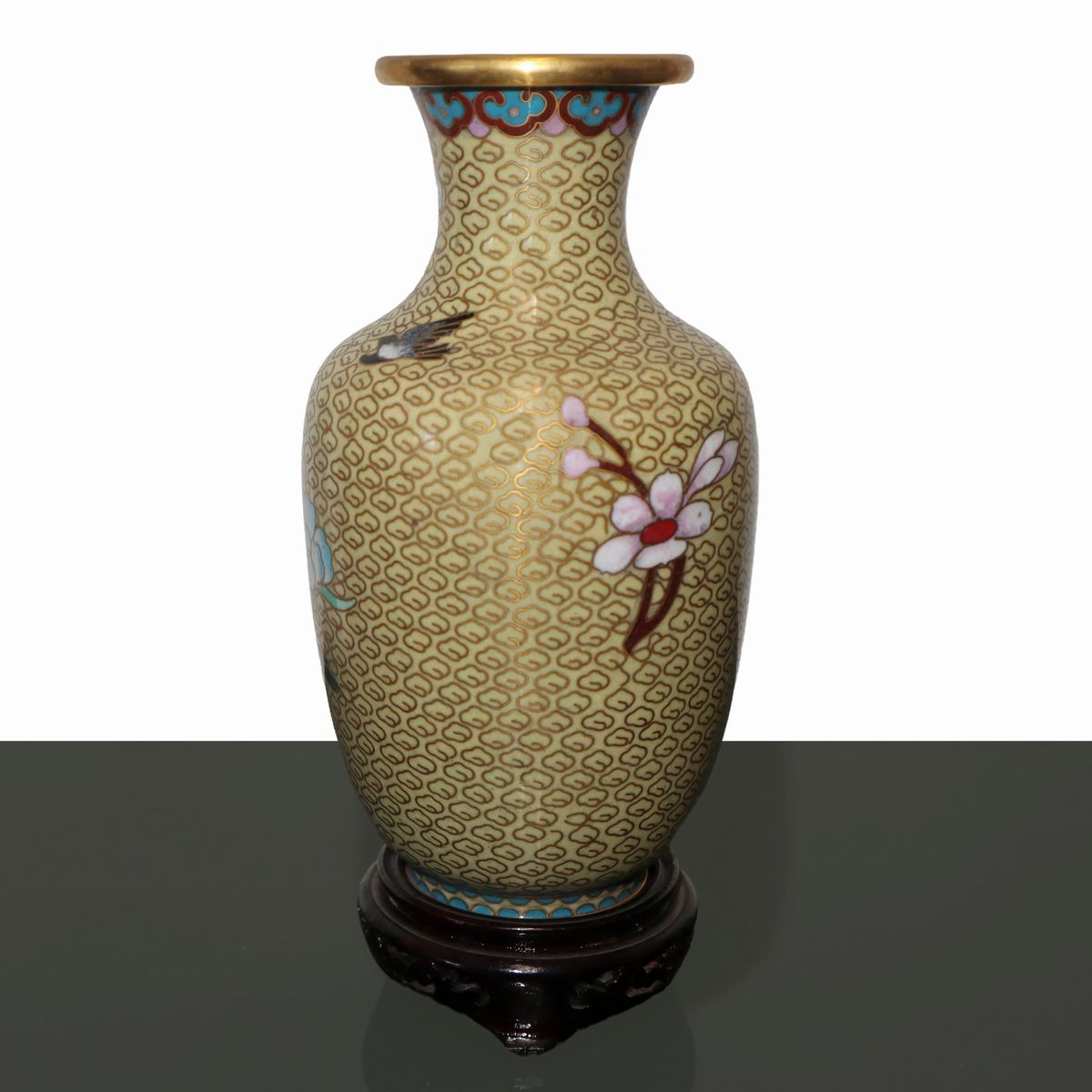 Coppia di Vasi Cinesi Cloisonne