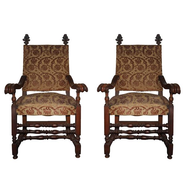 N.2 Louis XV high chair armchairs