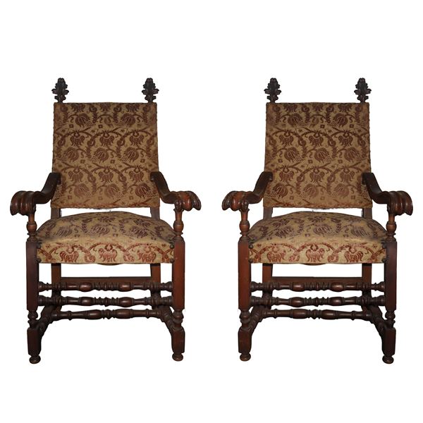 N.2 Louis XV high chair armchairs