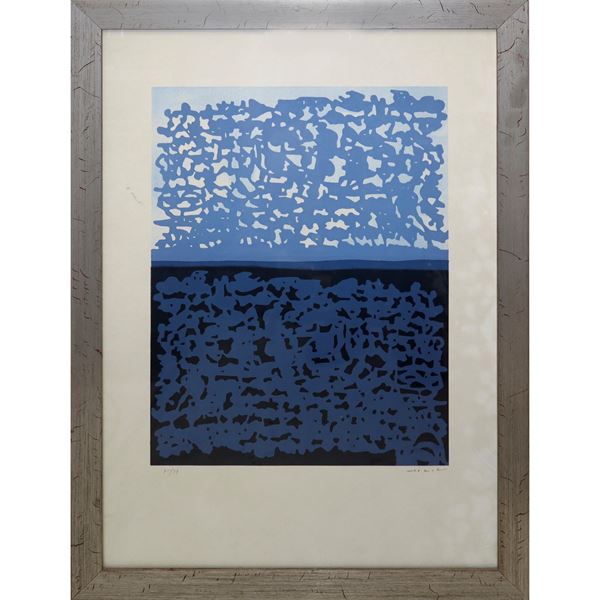 Max  Ernst - Serigrafia L'air lave à l'eau (1972)