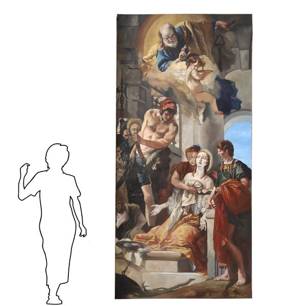Martirio di sant'Agata copia da Domenico Tiepolo