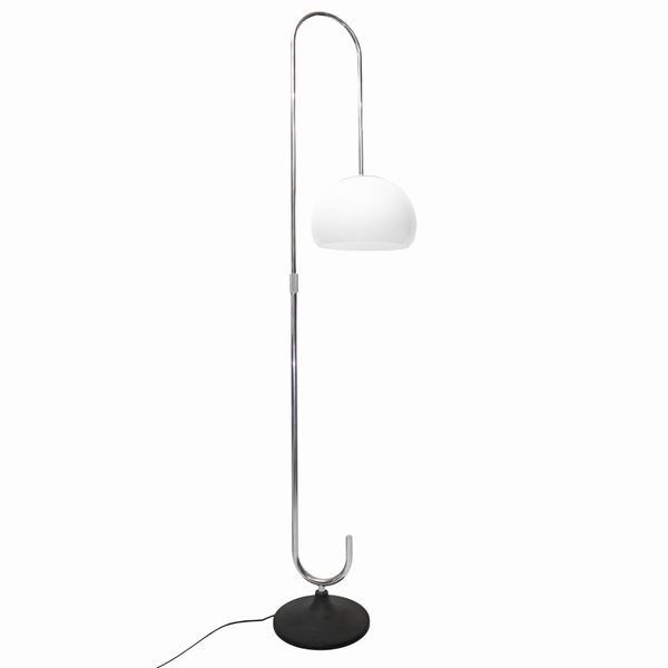 Chrome Perspex Floor Lamp