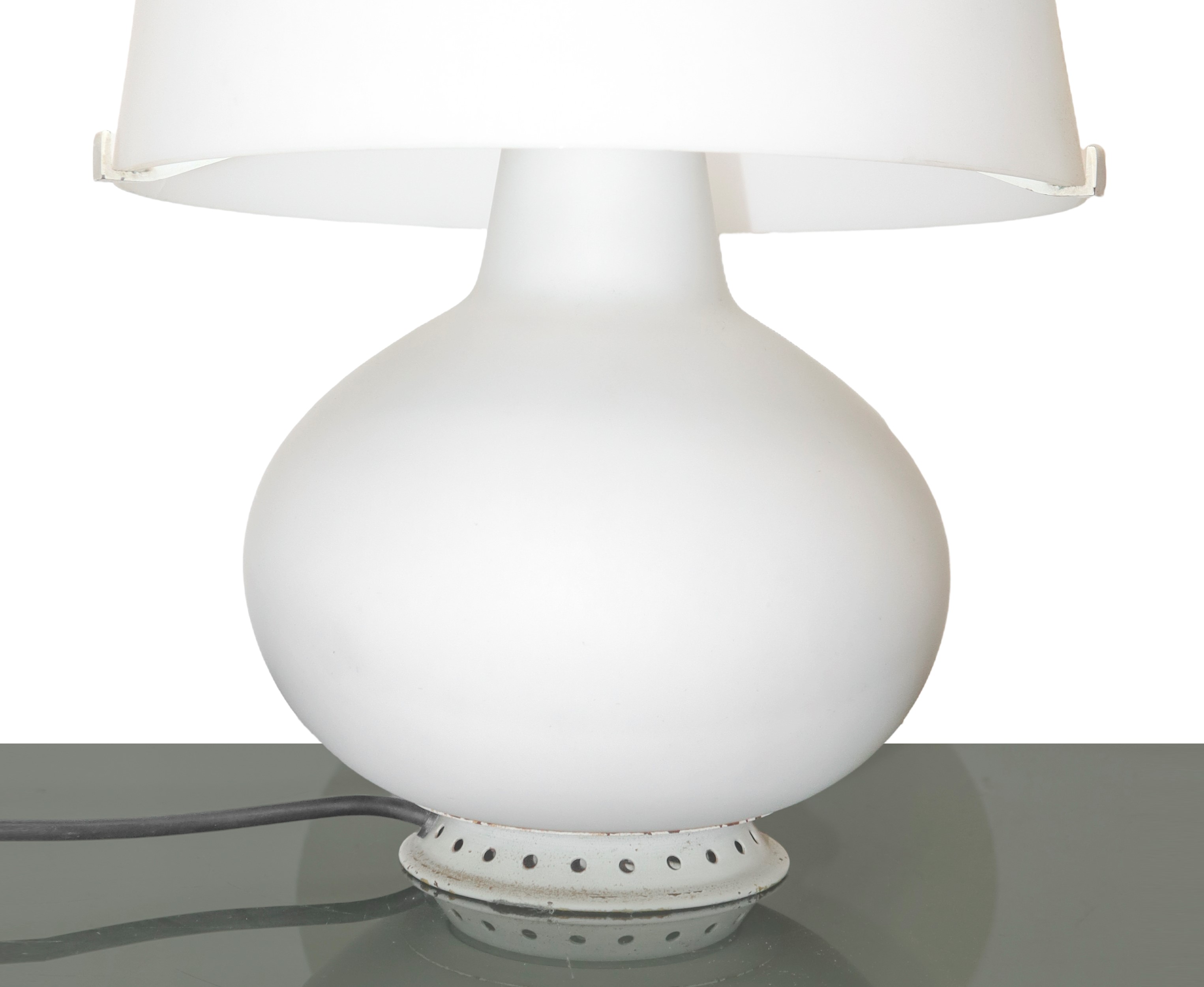 Fontanaarte - Lampada modello Fontana in vetro incamiciato lattimo