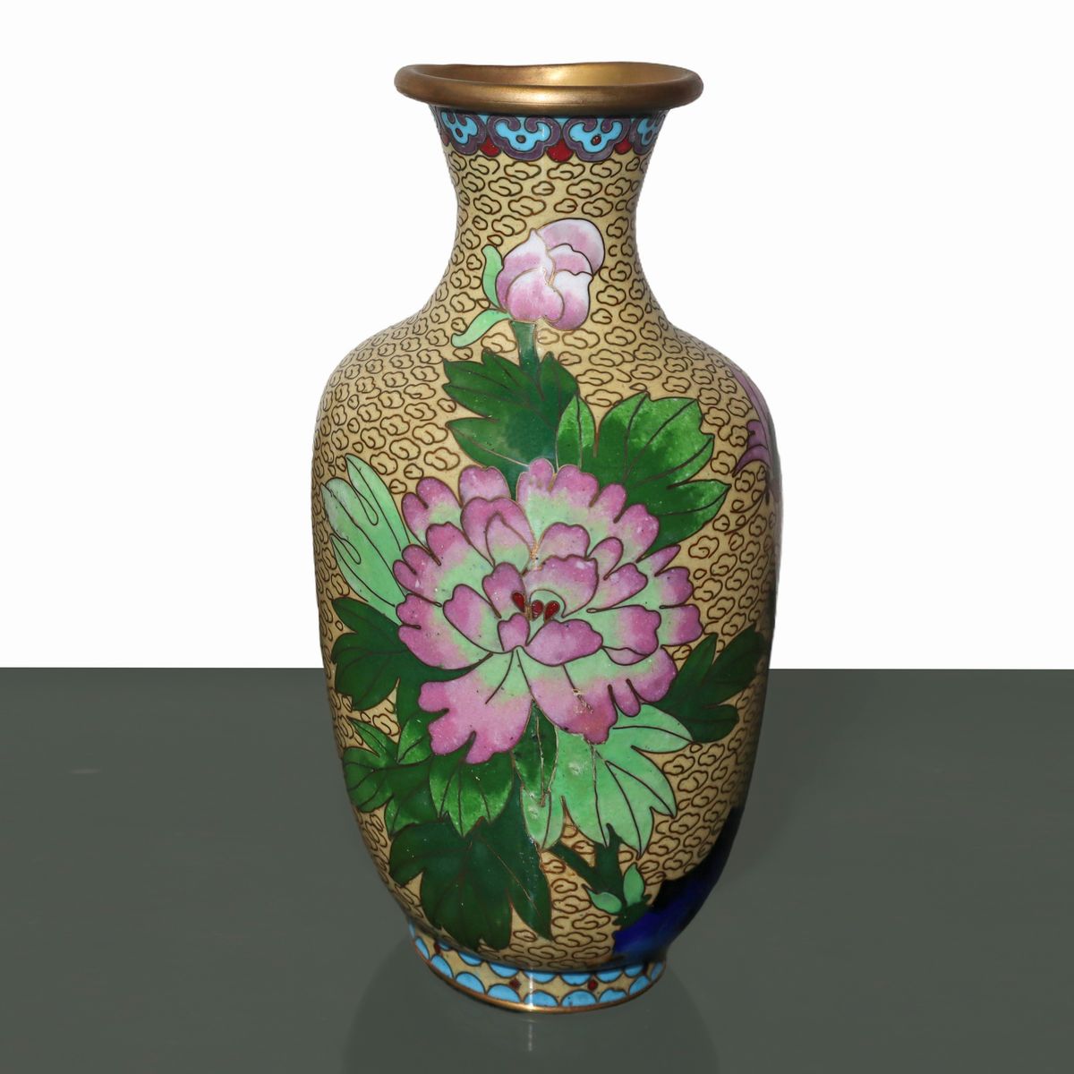 Coppia di Vasi Cloisonne