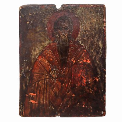 Icona Raffigurante Figura Bizantina