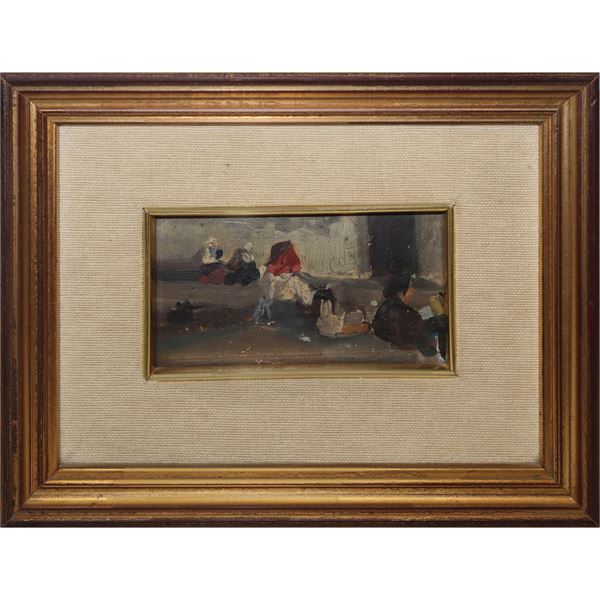 Vincenzo Marano - Tablet depicting women seated at work