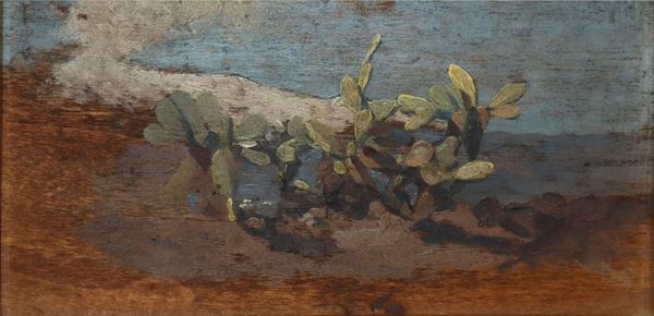 Vincenzo Marano - Tablet depicting prickly pear