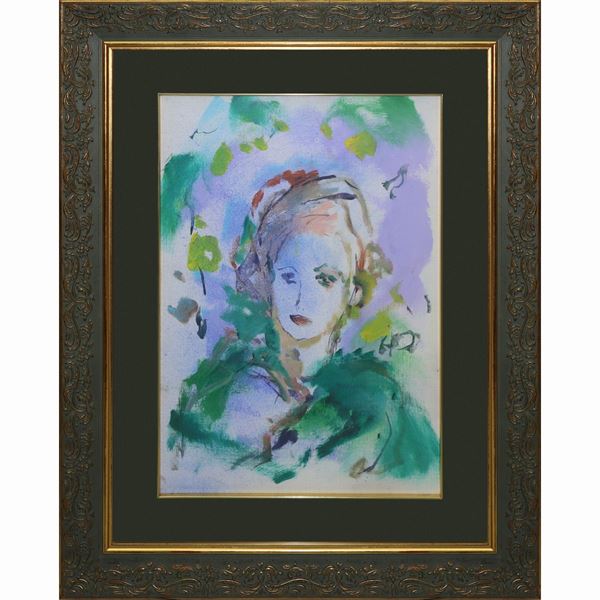 Ernesto Treccani - Figura tra i fiori