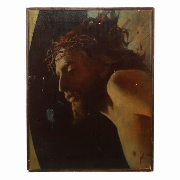 Roberto  Fontana - Face of Jesus with crown of thorns