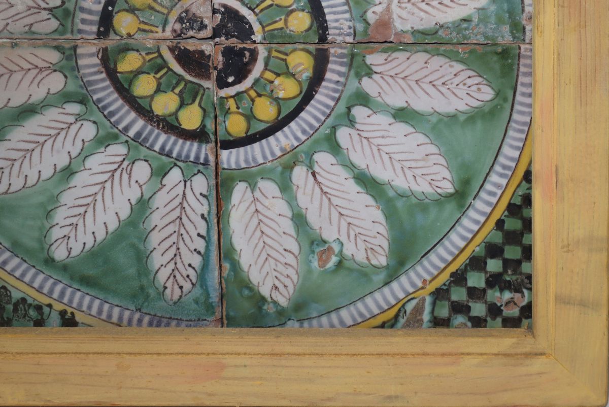 Composizione da Muro, Trittico di N. 4 Maioliche
