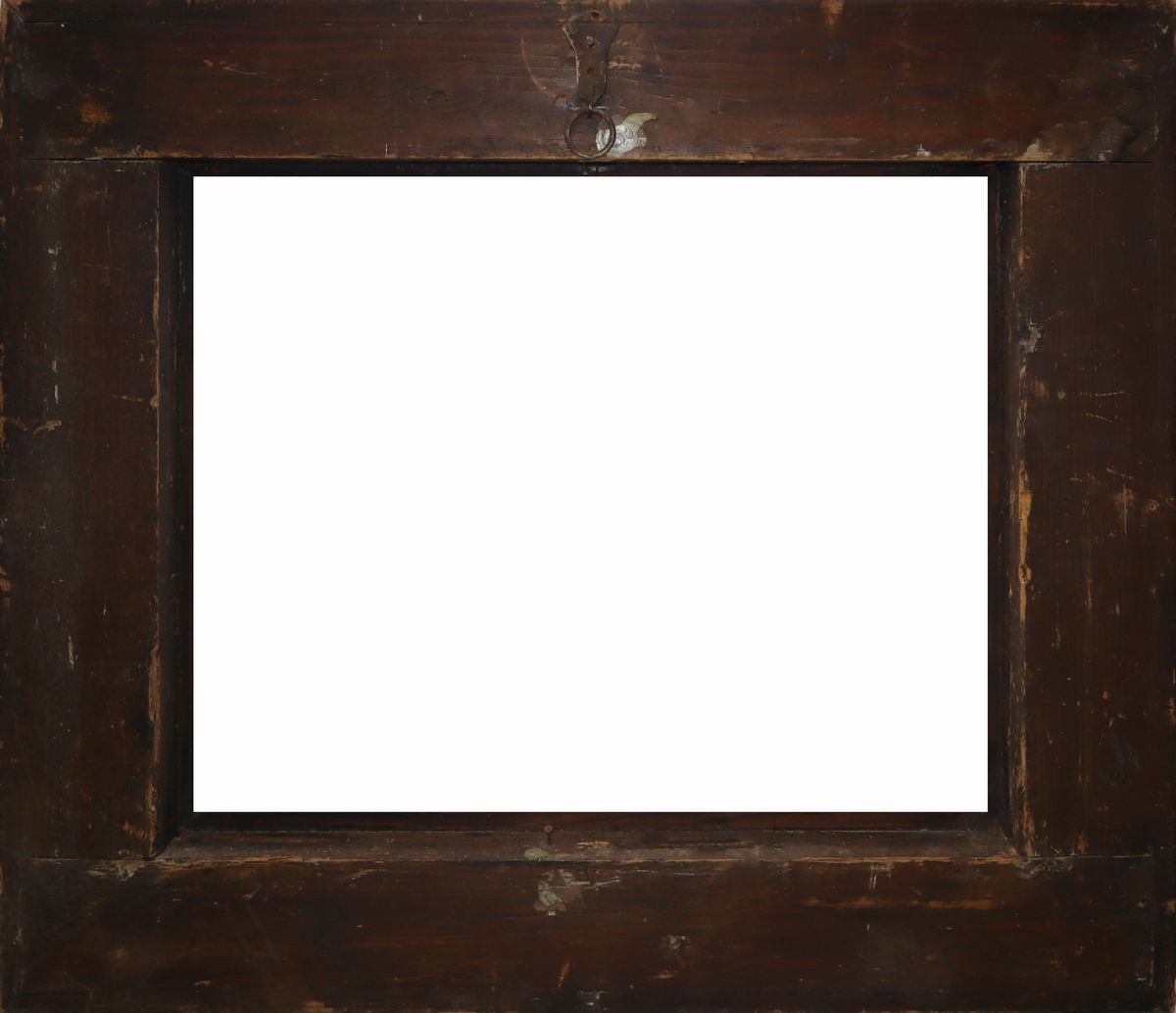 Cornice in Legno Nero Ebanizzato a Guilloché