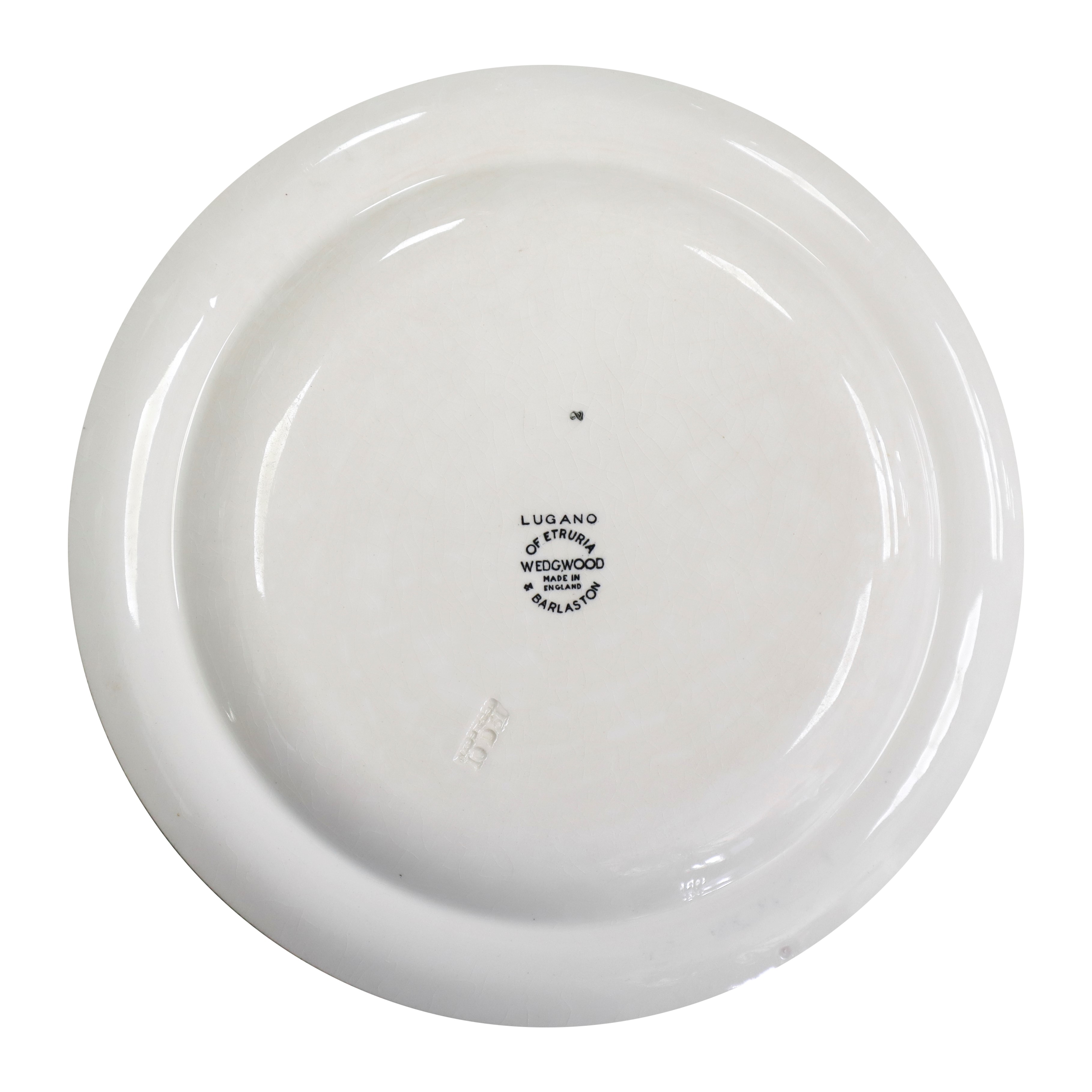 Wedgwood Of Etruria & Barlaston - Servizio di Piatti Souvenir Vintage Mod. Lugano