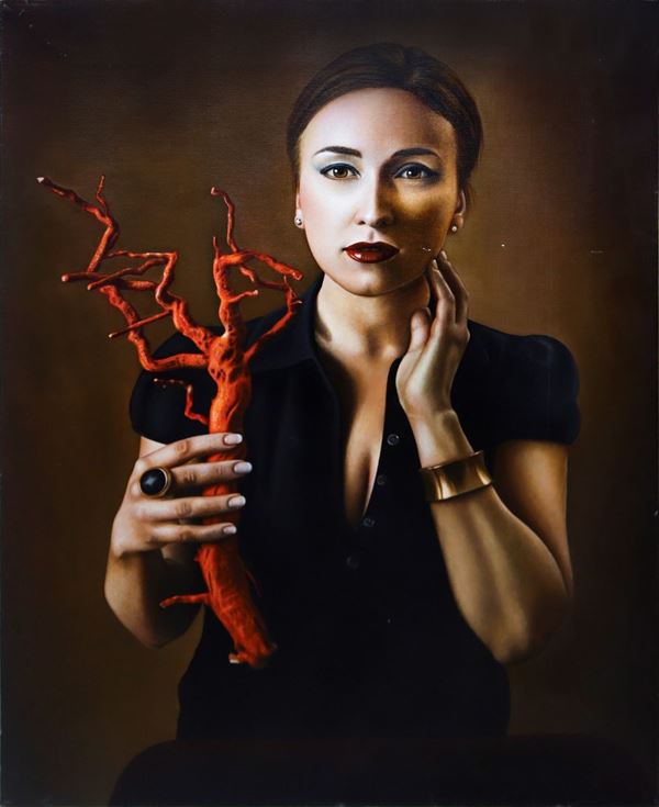 Antonio Sciacca - Woman with coral branch