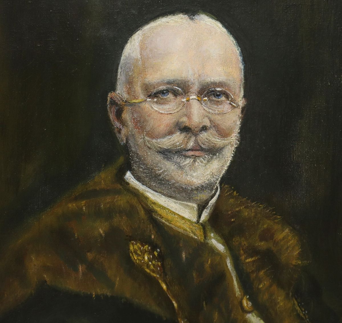 Ritratto Personaggio con Bavaro di Pelliccia