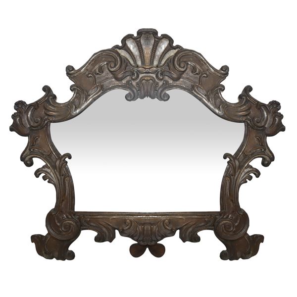 Silver cartagloria with mirror