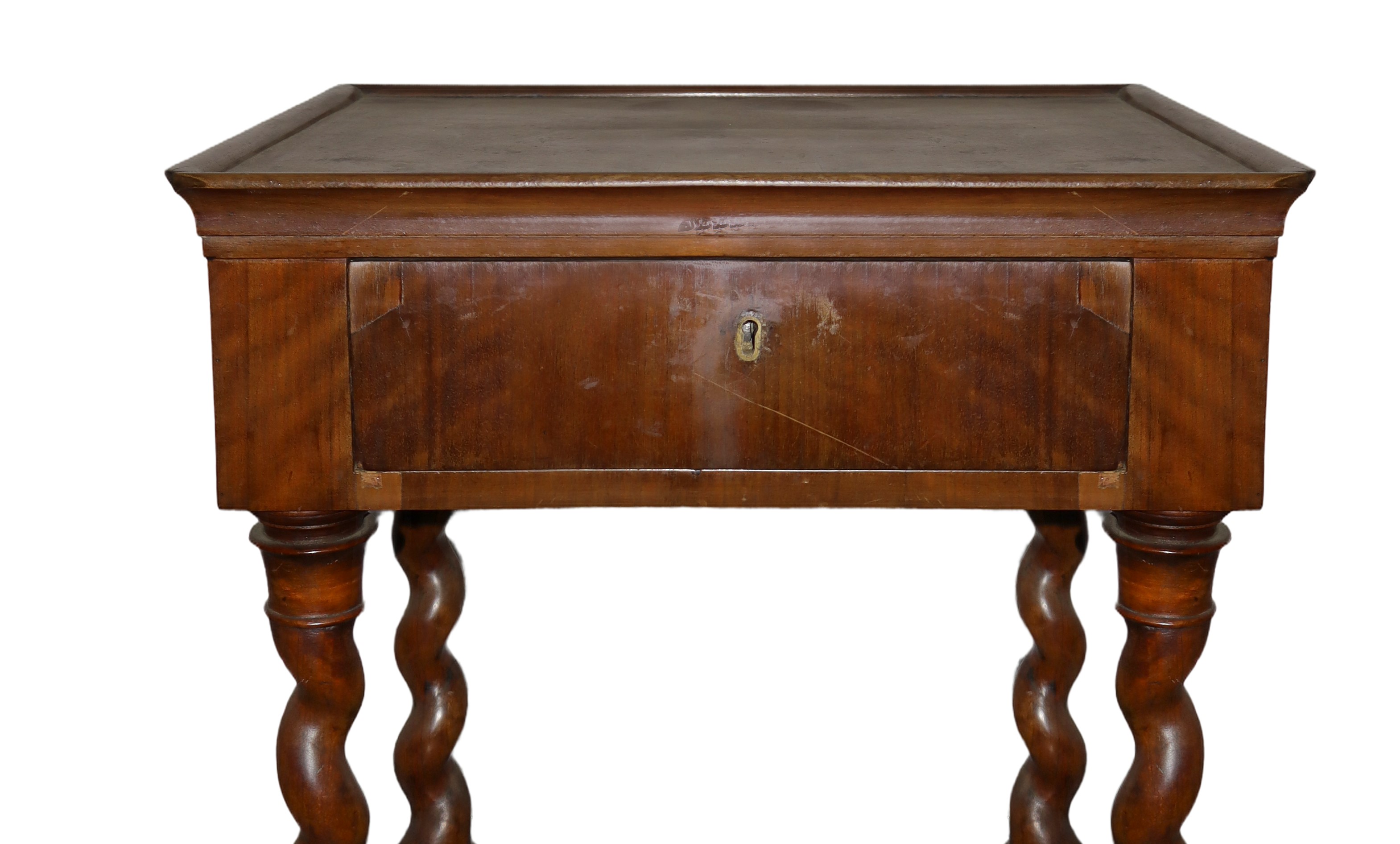 Comodino in legno di mogano, Sicilia, XIX secolo