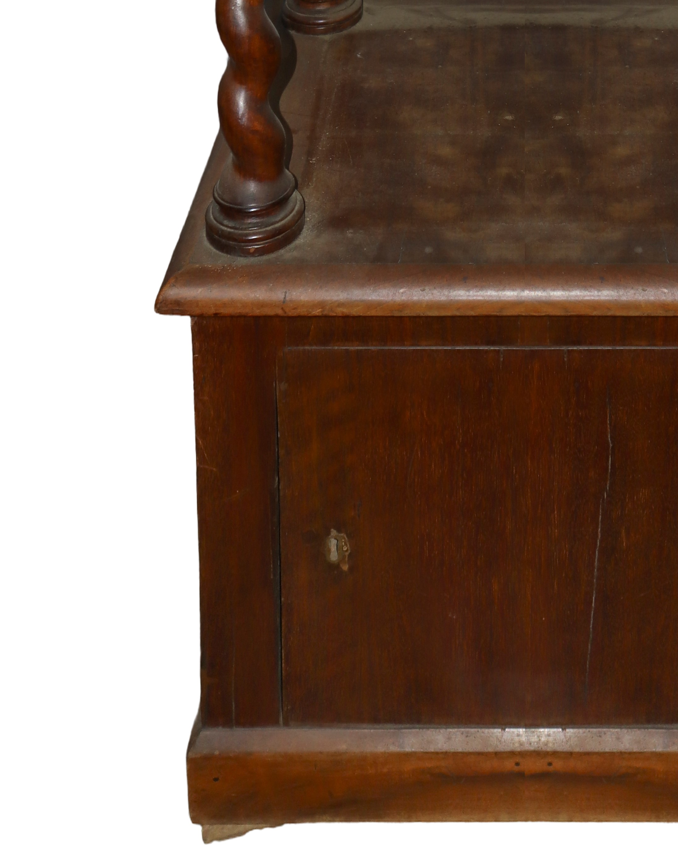 Comodino in legno di mogano, Sicilia, XIX secolo