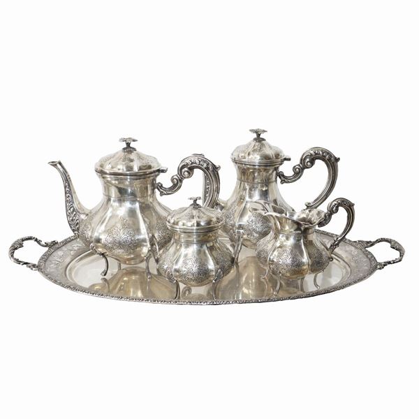 Silver coffee service