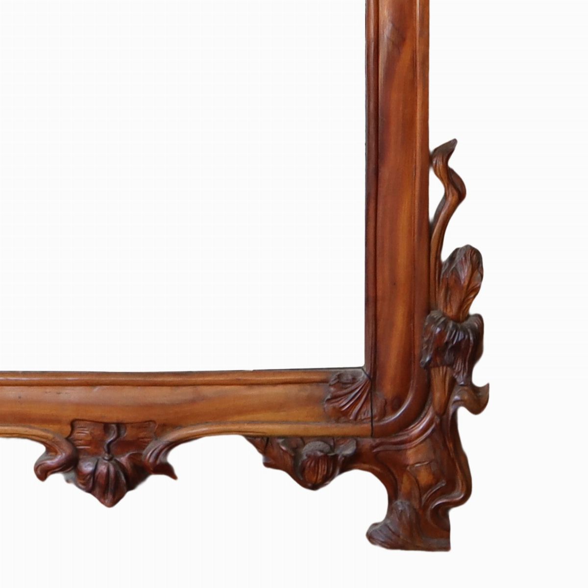 Specchiera in Legno di Noce Liberty
