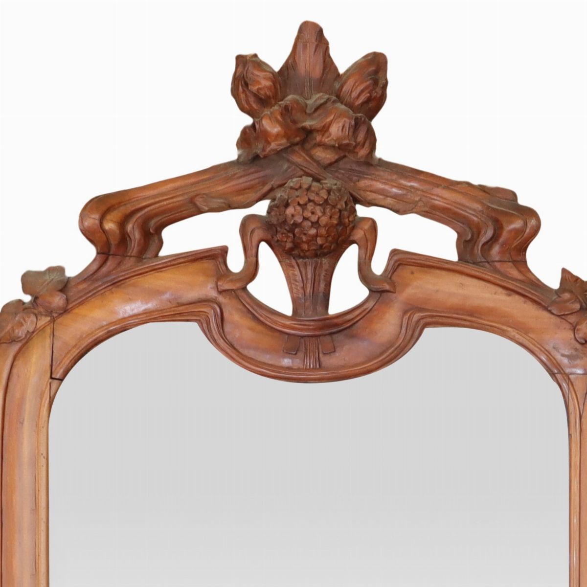 Specchiera in Legno di Noce Liberty