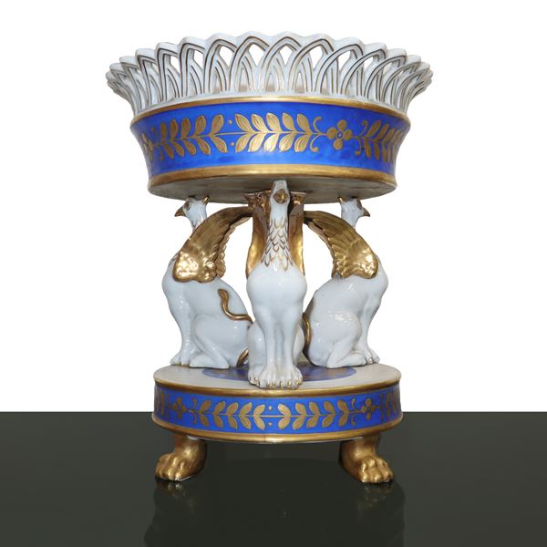 Napoleon III porcelain stand