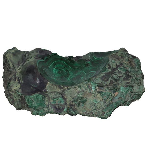Large block of malachite
