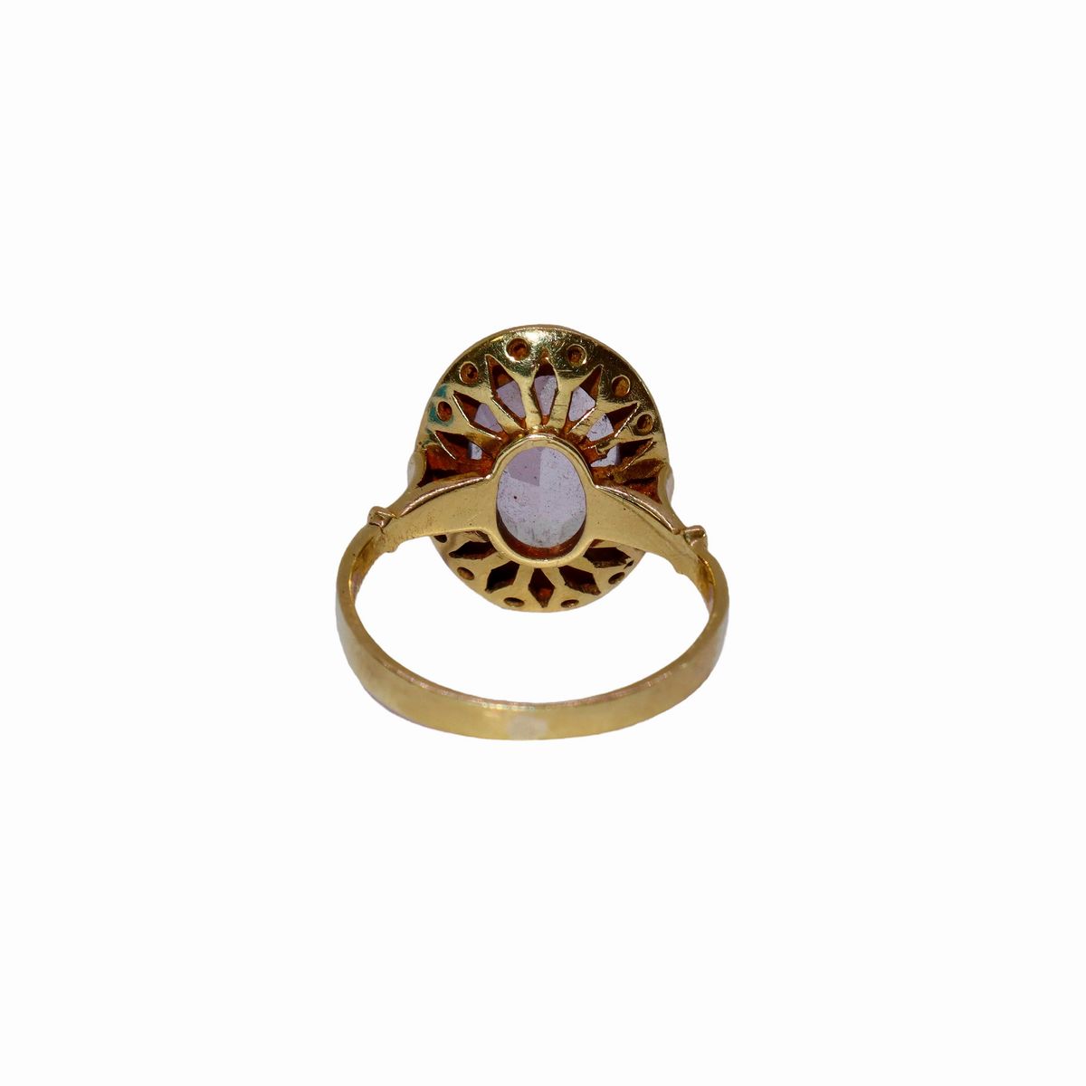 Anello in Oro 750 con Ametista