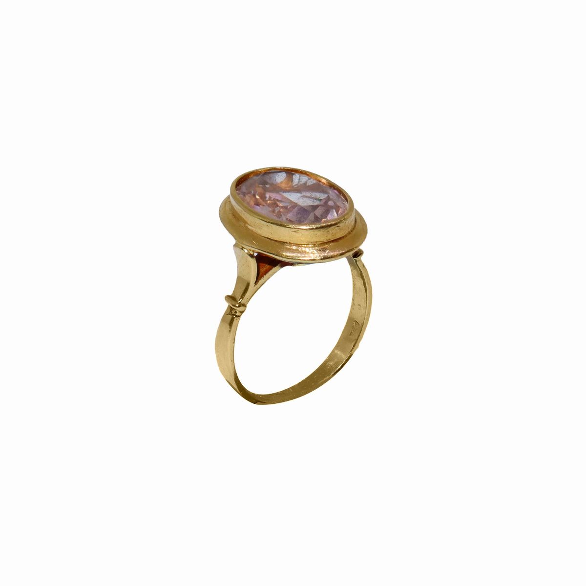 Anello in Oro 750 con Ametista