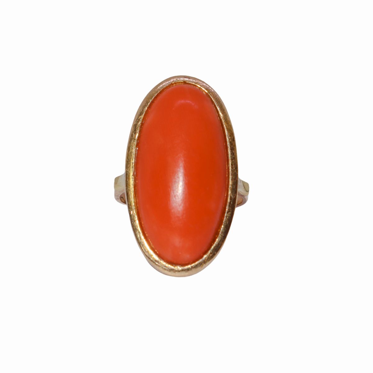 Anello e Orecchini in Oro 750 con Corallo