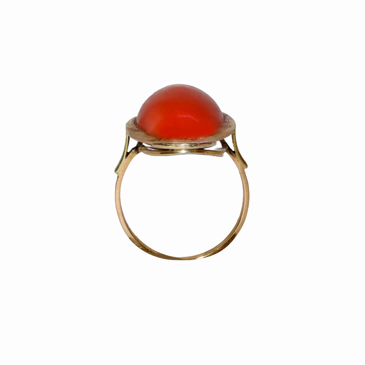 Anello e Orecchini in Oro 750 con Corallo