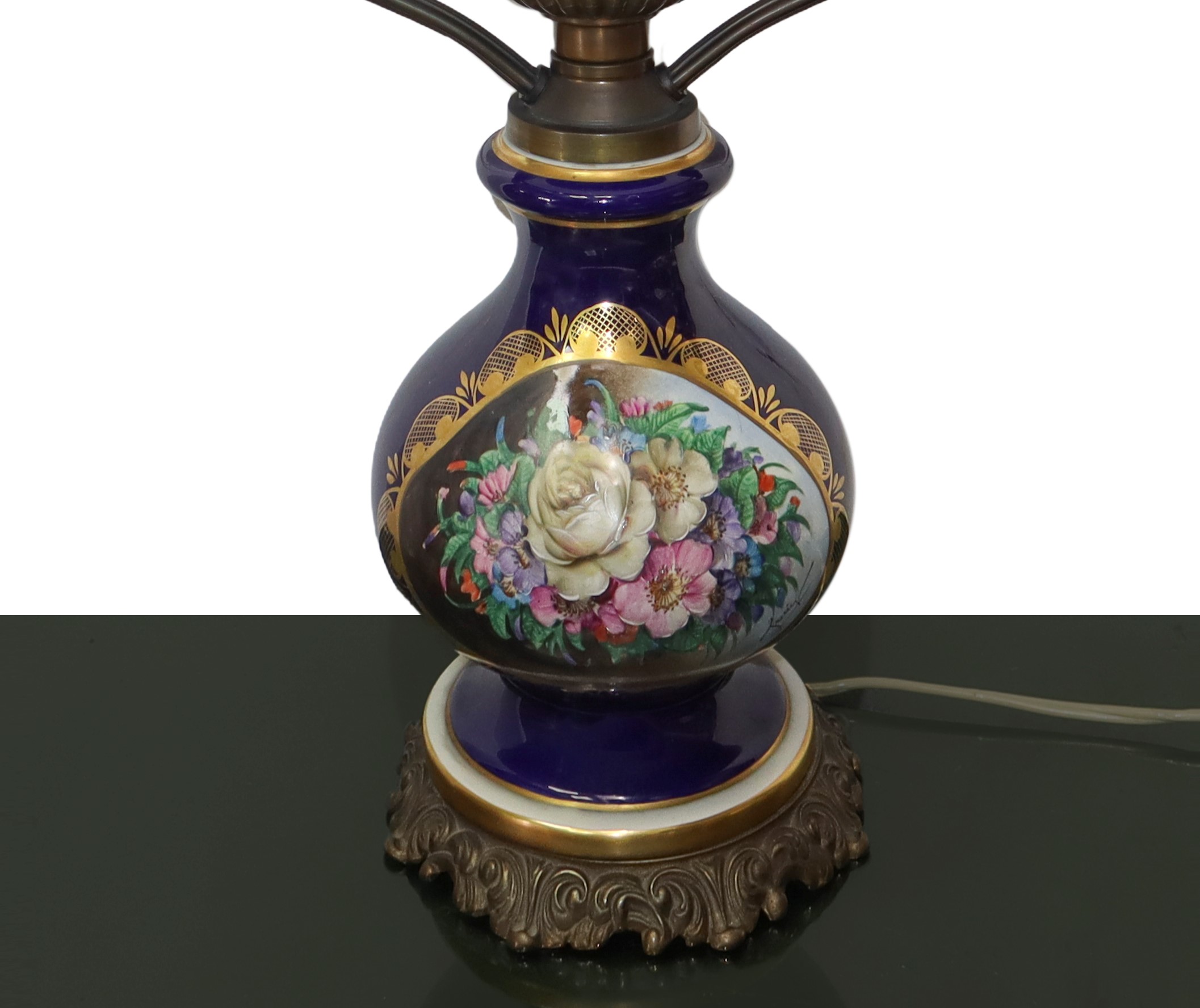 Lume a Petrolio con Diffusore in Opaline