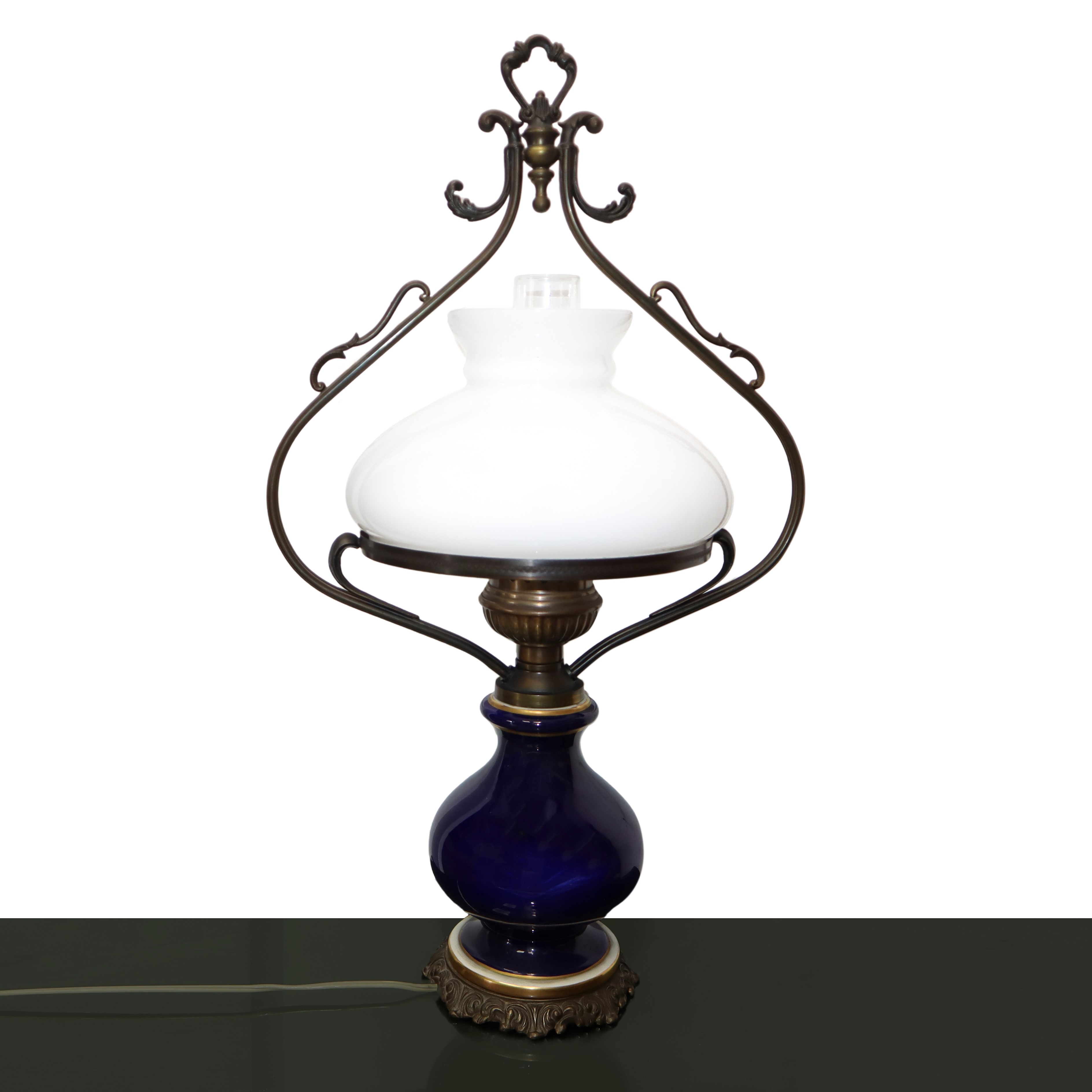 Lume a Petrolio con Diffusore in Opaline