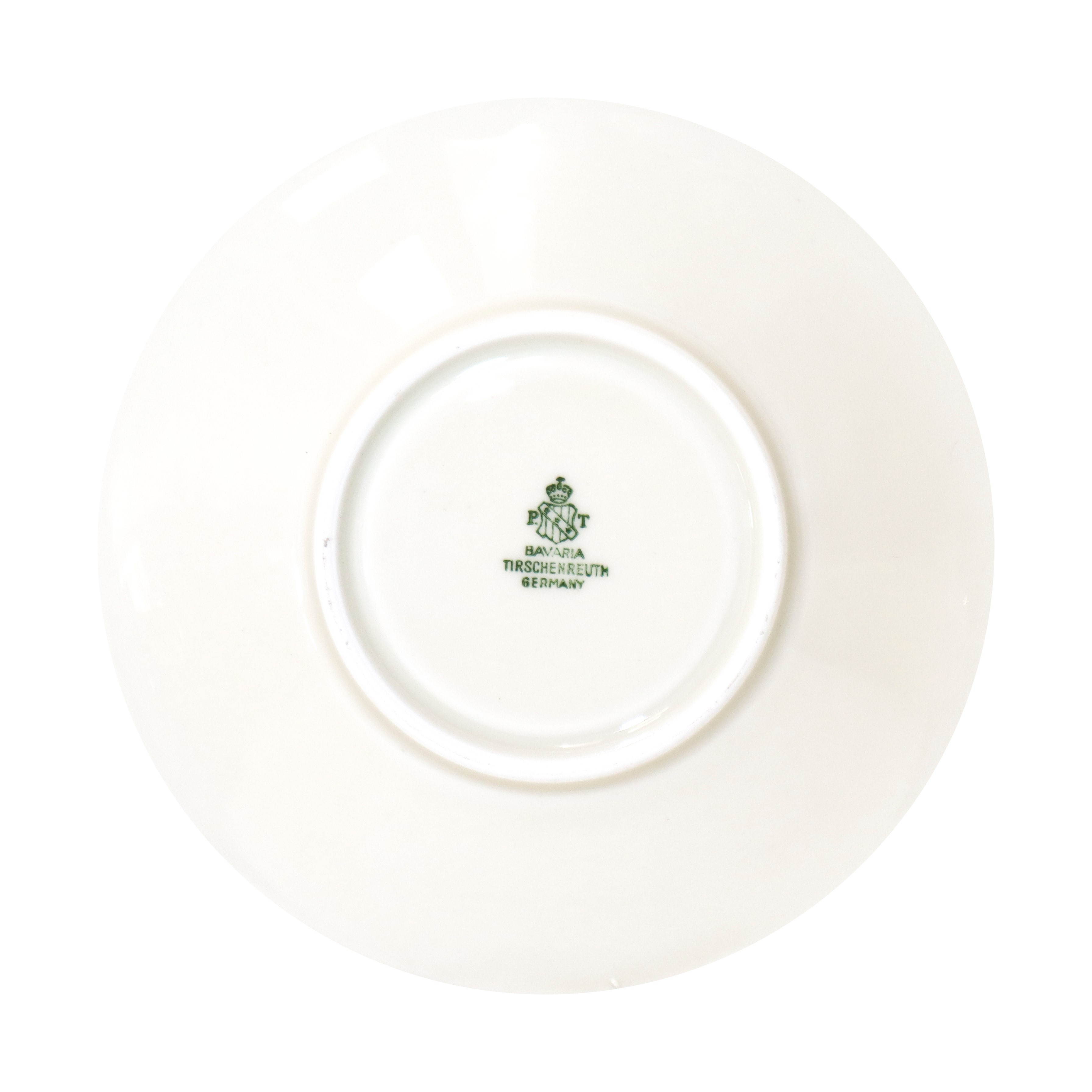 Servizio da the in porcellana bianca